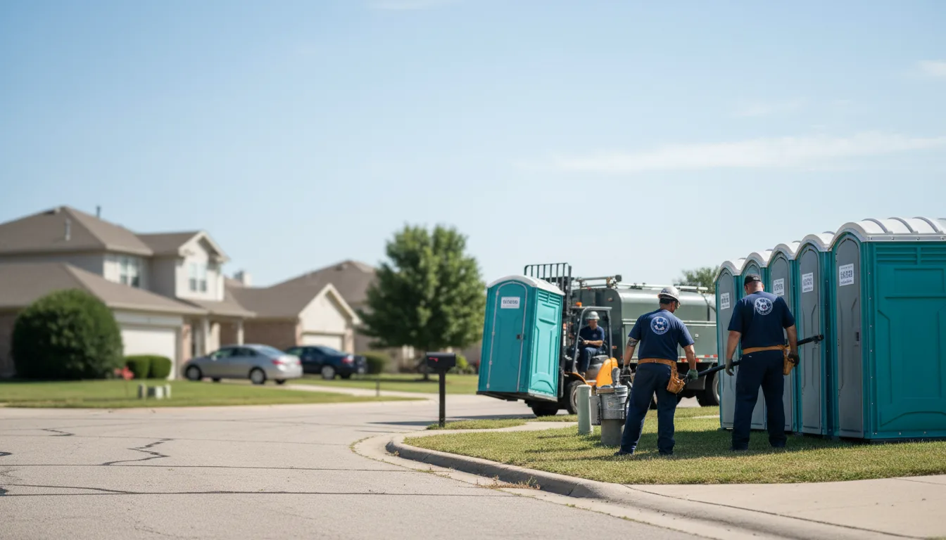 Porta Potty Rental in Groveland, IL near me